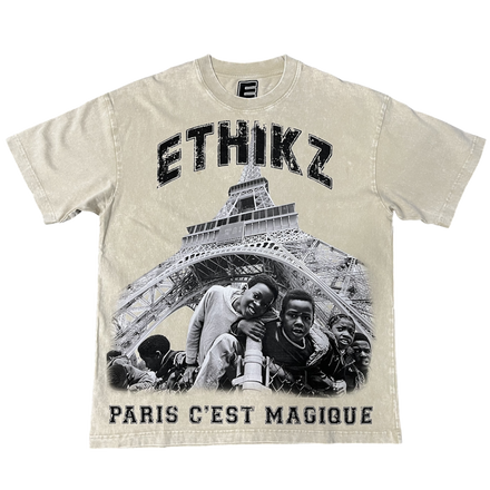 ETHIKZ PARIS 93 TEE OFF WHITE