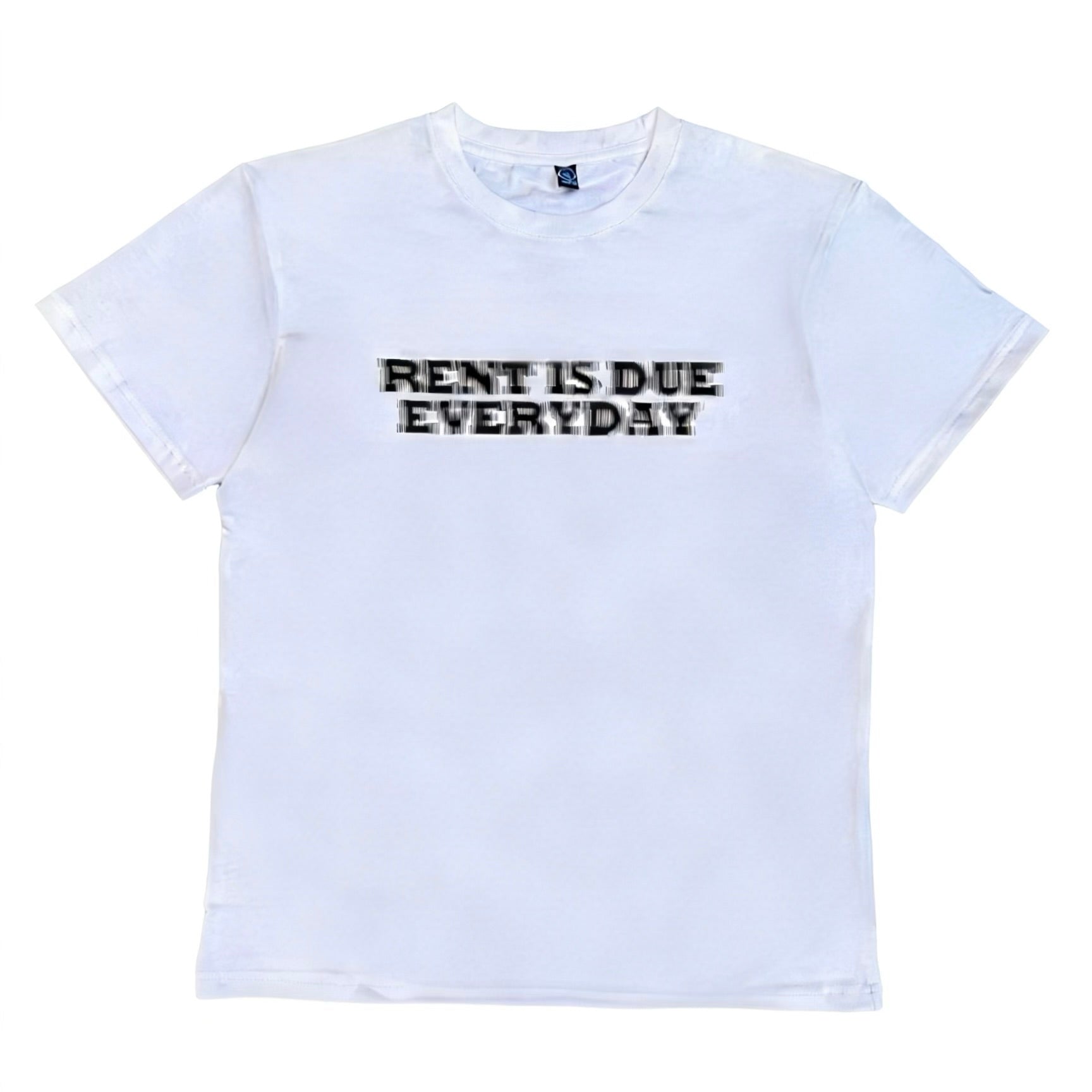 RENT IS DUE EVERYDAY TEE [WHITE]